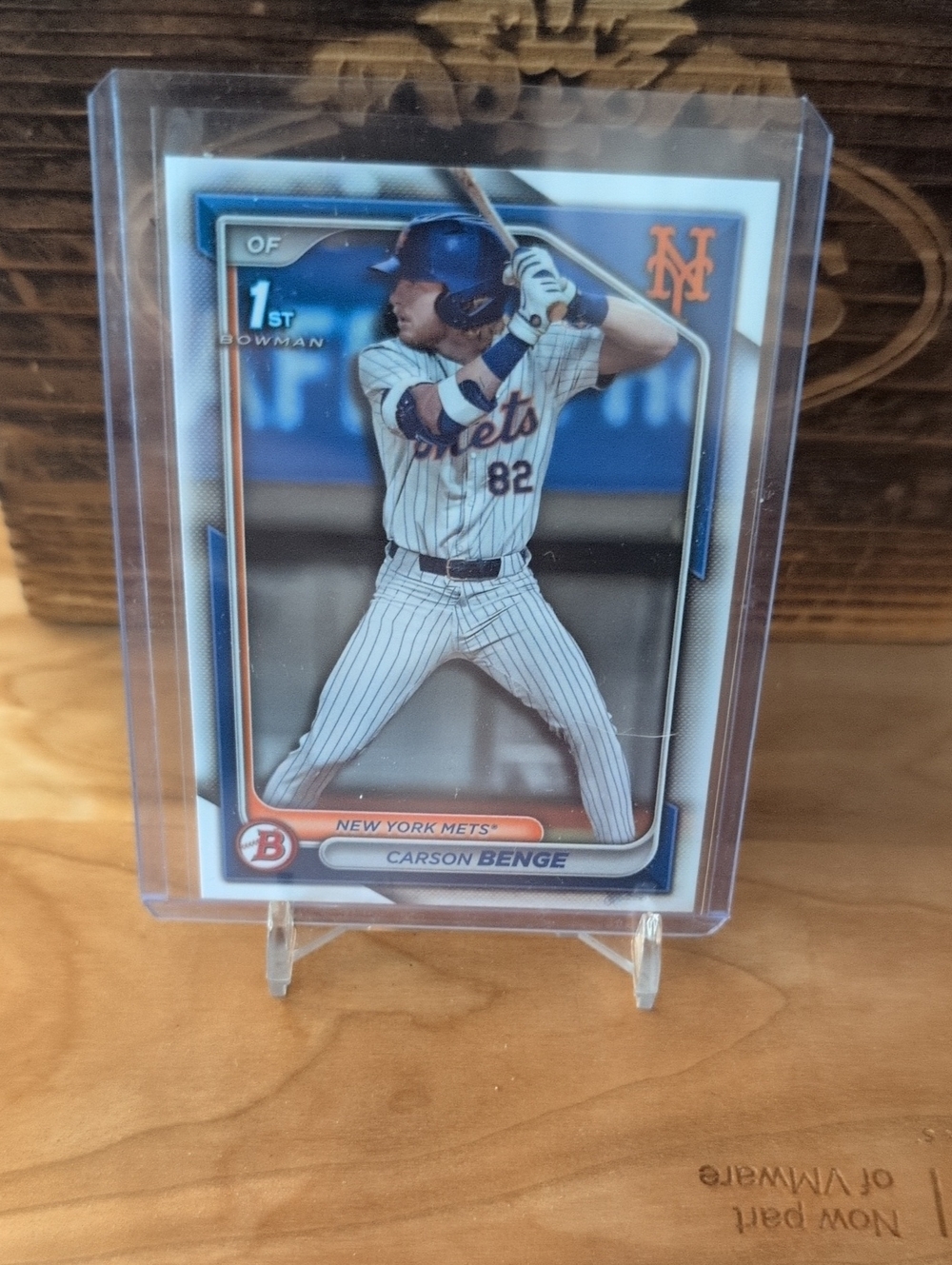 2024 Bowman 1st Carson Benge Rookie Card Mets